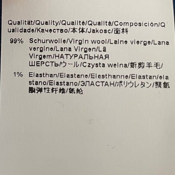 Boss Hugo Boss Tiluni1 Flat Ft Slim Strait Lg MRise Virg Wool Pants Blue 2 NWOT - Picture 11 of 15